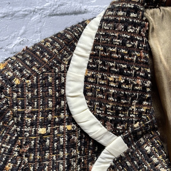 VINTAGE | Yaly single breasted cropped tweed jacket - Picture 5 of 10